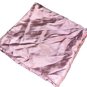 Ashear BEIGE Pocket Square 100% Italian Silk 18”x18” satin Men Women Vintage Mtg